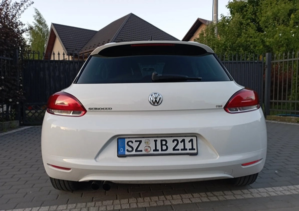 Volkswagen Scirocco cena 24500 przebieg: 188000, rok produkcji 2009 z Słomniki małe 497